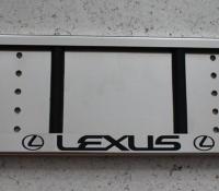 Антивандальная рамка Lexus из нержавеющей стали
