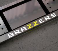 Рамки со светящейся надписью Brazzers
