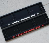Черные светящиеся рамки Land Cruiser 200