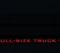 LED авторамка Full-Size Truck V8  из нержавеющей стали со светящейся надписью для Chevrolet Tahoe