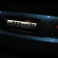 Image: Антивандальная рамка с подсветкой номера Toyota Mark II из нержавеющей стали