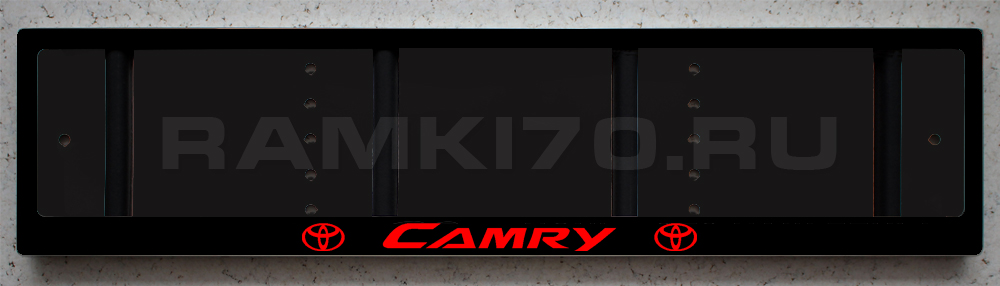 Номерная рамка CAMRY со светящейся надписью