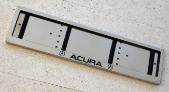 Рамка для номера Acura Акура с подсветкой из нержавеющей стали