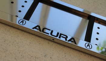 Авторамка Acura Акура из нержавеющей стали