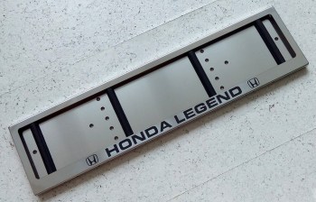 Антивандальная авто рамка Honda Legend из нержавеющей стали