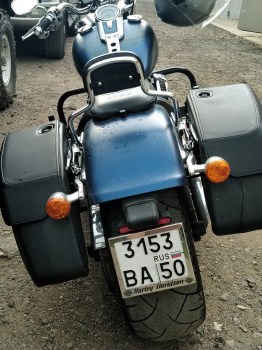 Рамка Harley-Davidson для номера мотоцикла новый ГОСТ (маленькая)