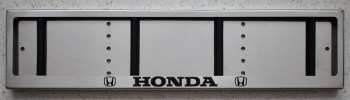 Номерные рамки из нержавеющей стали для номера с надписью HONDA ХОНДА