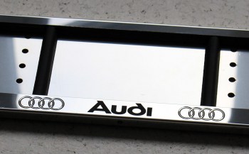 Рамка для номера Audi Ауди из нержавейки
