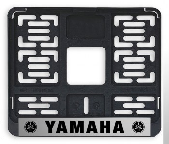 Рамка номера квадроцикла снегохода Yamaha 190х145мм новый ГОСТ (пластиковая)