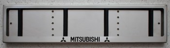 Номерные рамки из нержавеющей стали для номера с надписью MITSUBISHI Митсубиши