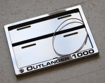 Номерная рамка квадроцикла BRP Outlander 1000