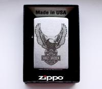 Оригинальная зажигалка Zippo Harley-Davidson Орел с гравировкой