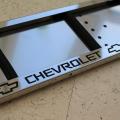 Image: Номерная рамка Chevrolet из нержавеющей стали