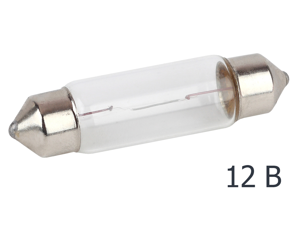 Лампа C5W 12В 5 Вт для рамок с подсветкой номера
