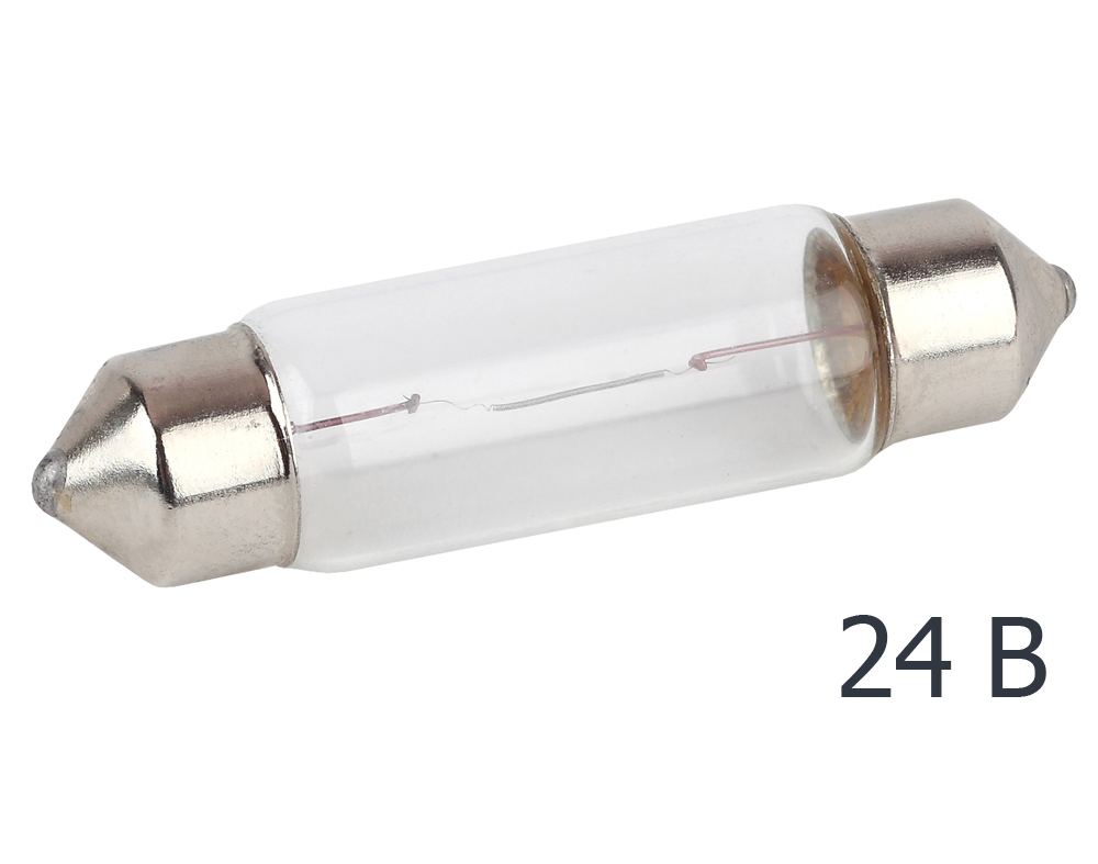 Лампа C5W 24 В 5 Вт для рамок с подсветкой номера