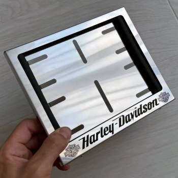 Рамка Harley-Davidson для номера мотоцикла новый ГОСТ (маленькая)