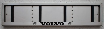 Номерная рамка для авто номера Volvo Вольво из нержавеющей стали