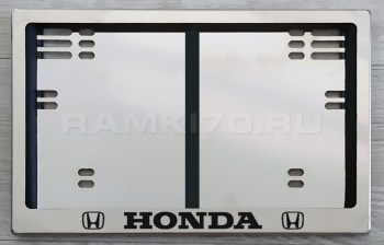 Задняя рамка по новому ГОСТу гос номера HONDA