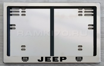 Задняя рамка гос номера JEEP по новому ГОСту