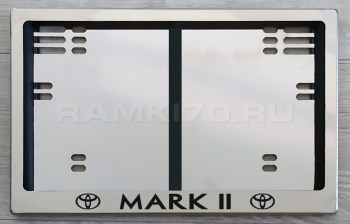 Задняя авторамка по новому ГОСTу MARK 2