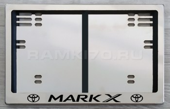 Задняя авторамка по новому ГОСTу MARK X