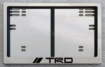 Задняя рамка TRD гос номера по новому ГОСту