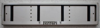Номерные рамки из нержавеющей стали для номера с надписью Ferrari Феррари