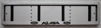 Номерные рамки из нержавеющей стали для номера с надписью Ford Kuga