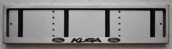 Номерные рамки из нержавеющей стали для номера с надписью Ford Kuga