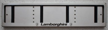 Номерные рамки из нержавеющей стали для номера с надписью Lamborghini Ламборджини