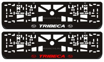 LED светящаяся номерная рамка Subaru Tribeca