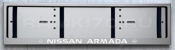LED рамка Nissan Armada с подсветкой из нержавейки со светящейся надписью