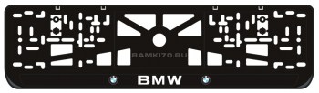 Номерная LED рамка BMW со светящейся надписью