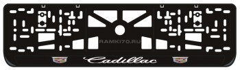 Номерная LED рамка Cadillac со светящейся надписью