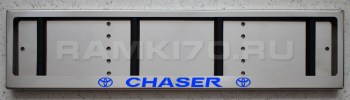 Светящаяся рамка Chaser из нержавеющей стали со светящейся надписью