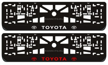 LED светящаяся номерная рамка TOYOTA