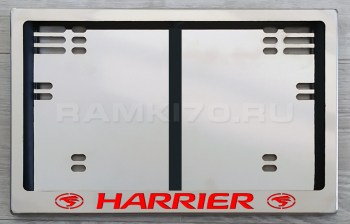 Квадратная рамка Harrier из нержавеющей стали с подсветкой надписи