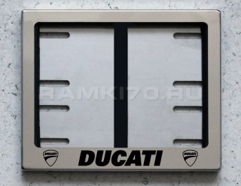 Рамка для номера мотоцикла Ducati под новый ГОСТ