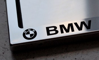 Рамка номера мотоцикла BMW Motorrad БМВ Моторрад из нержавейки