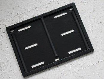Стальная металлическая черная мото рамка для номера