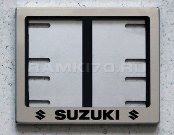 Рамка для номера мотоцикла Suzuki под новый ГОСТ