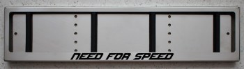 Номерные рамки из нержавеющей стали для номера с надписью NEED FOR SPEED