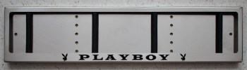 Номерные рамки из нержавеющей стали для номера с надписью PLAYBOY