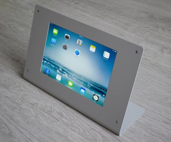 Настольная рамка подставка для планшета IPAD mini защитная металлическая горизонтальная