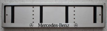 Номерная рамка Mercedes-Benz из нержавеющей стали