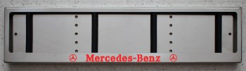 LED Номерная рамка MERCEDES-BENZ с подсветкой надписи из нержавейки