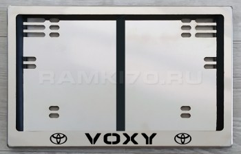 Задняя рамка гос номера VOXY по новому ГОСту