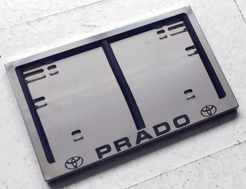 Задняя номерная рамка Prado по новому ГОСту