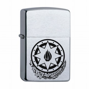 Зажигалка Zippo с гравировкой Герб Узбекистана