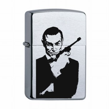 Зажигалка Zippo Зиппо с гравировкой - Джеймс Бонд Агент 007